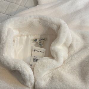 Versona Ivory Plush Coat